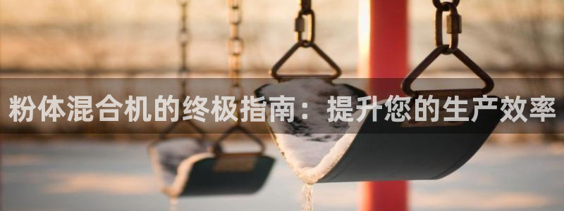 杏盛平台登录：粉体混合机的终极指南：提升